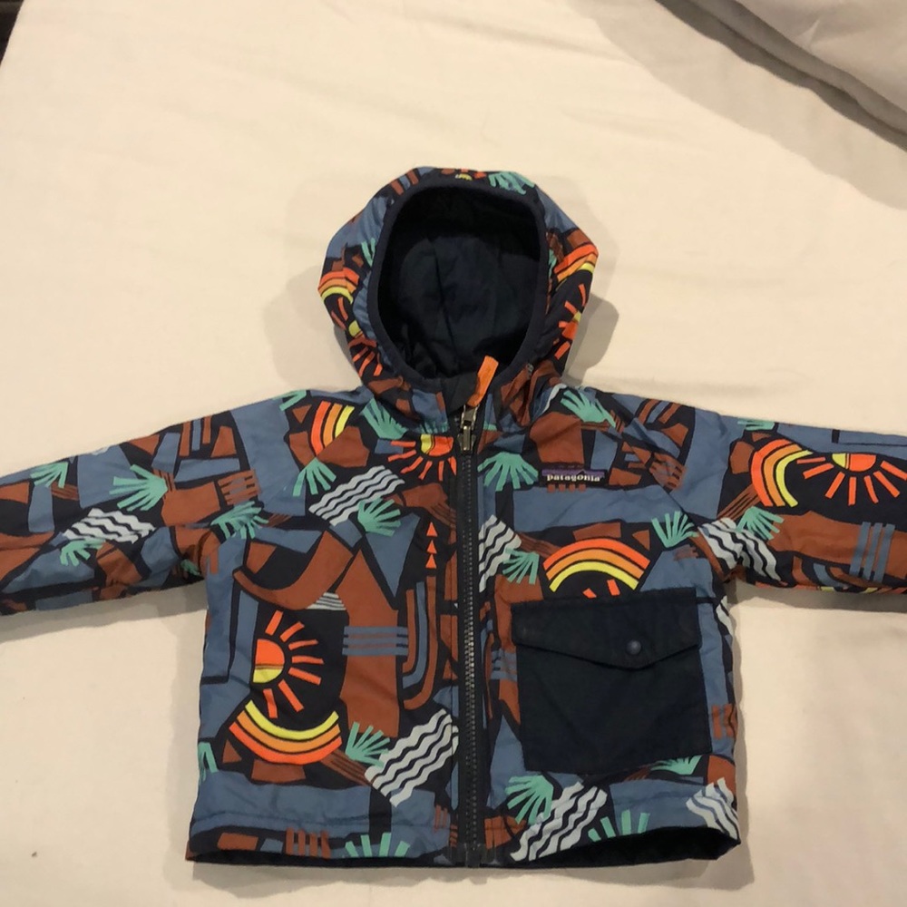 Patagonia reversible winter down jacket